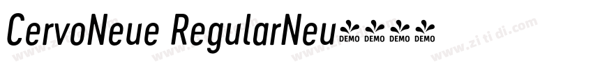 CervoNeue RegularNeu字体转换